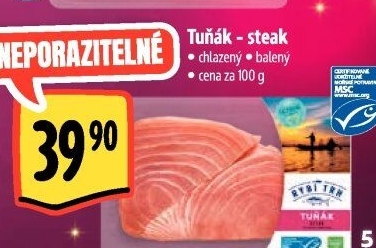 Tuňák steak Albert