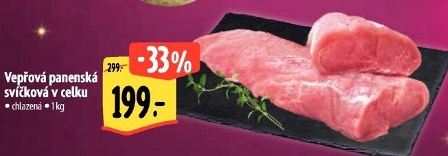 Vepřová panenská svíčková