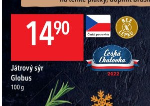 Játrový sýr Globus