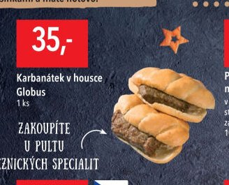 Karbanátek v housce Globus