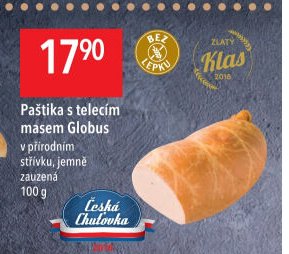 Paštika s telecím masem Globus