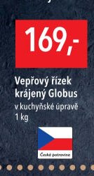 Vepřový řízek krájený Globus