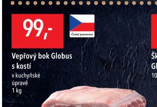 Vepřový bok Globus s kostí