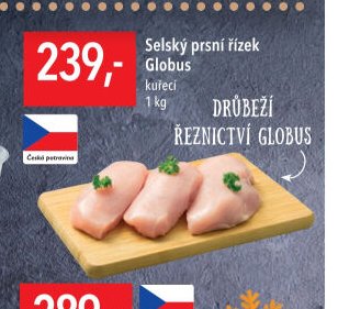 Selský prsní řízek Globus