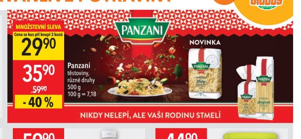Panzani těstoviny