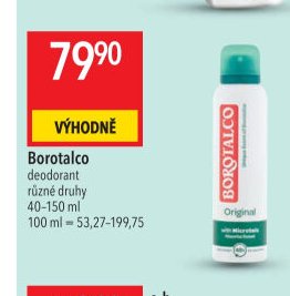 Borotalco deodorant