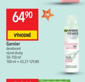 Garnier deodorant