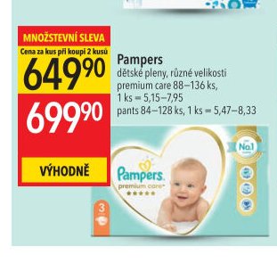 Pampers dětské pleny
