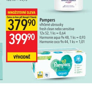 Pampers vlhčené ubrousky