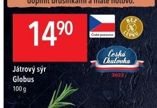 Játrový sýr Globus