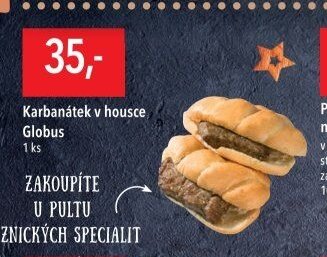 Karbanátek v housce Globus