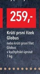 Krůtí prsní řízek Globus