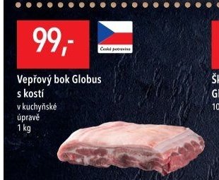 Vepřový bok Globus s kostí