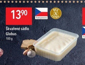 Škvařené sádlo Globus