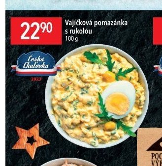 Vajíčková pomazánka s rukolou