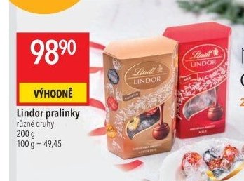Lindor pralinky