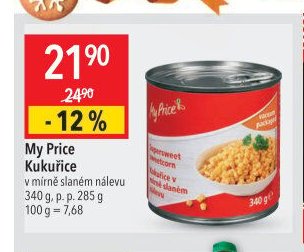 My Price Kukuřice