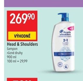 Head & Shoulders šampon 900 ml
