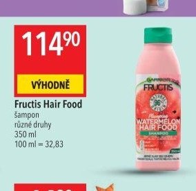 Fructis Hair Food šampon 350 ml