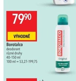 Borotalco deodorant 40-150 ml