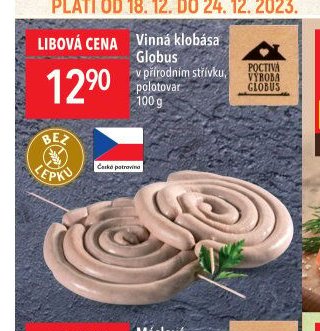 Vinná klobása Globus