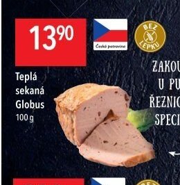 Teplá sekaná Globus