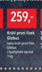 Krůtí prsní řízek Globus