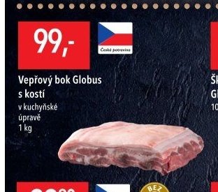 Vepřový bok Globus s kostí