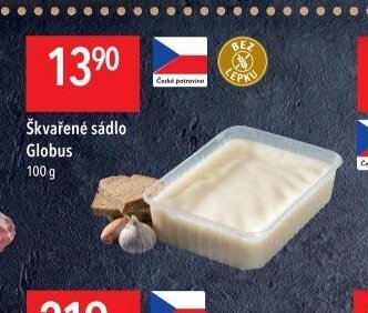 Škvařené sádlo Globus