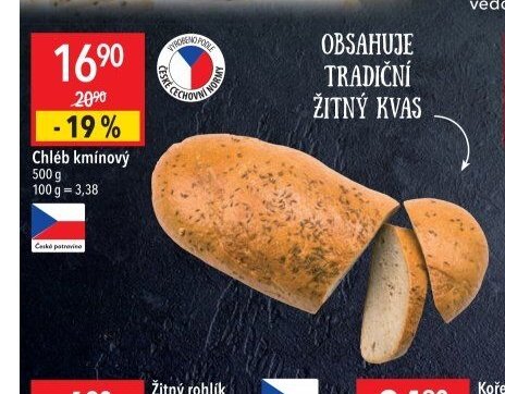 Chléb kmínový