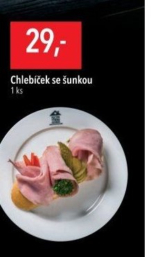 Chlebíček se šunkou