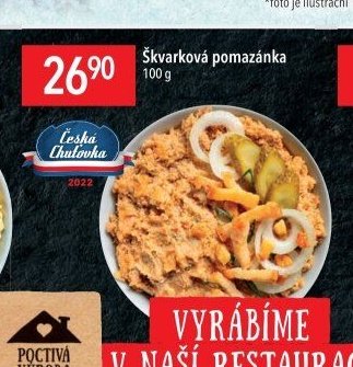 Škvarková pomazánka