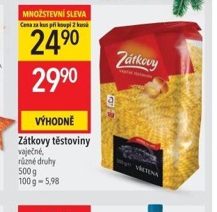 Zátkovy těstoviny