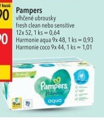 Pampers vlhčené ubrousky