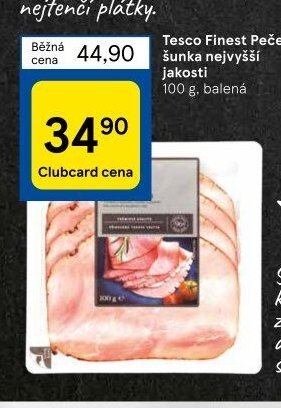 Tesco Finest Pečená šunka nejvyšší jakosti 100 g