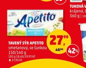 Tavený sýr Apetito