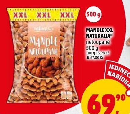 MANDLE XXL NATURALIA 500 g