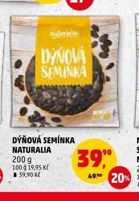 DÝNOVÁ SEMÍNKA NATURALIA 200 g