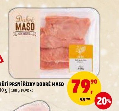 KRŮTÍ PRSNÍ ŘÍZKY DOBRÉ MASO