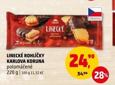 LINECKÉ ROHLÍČKY KARLOVA KORUNA