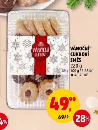 VÁNOČNÍ CUKROVÍ SMĚS