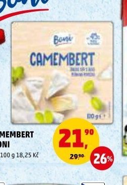 SÝR CAMEMBERT 45% BONI