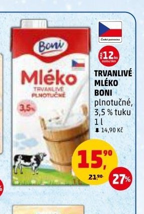 MLÉKO TRVANLIVÉ BONI