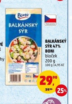 BALKÁNSKÝ SÝR BONI