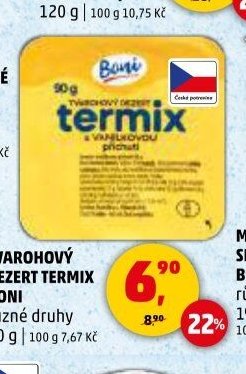 TVAROHOVÝ DEZERT TERMIX BONI
