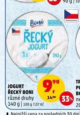 JOGURT ŘECKÝ BONI