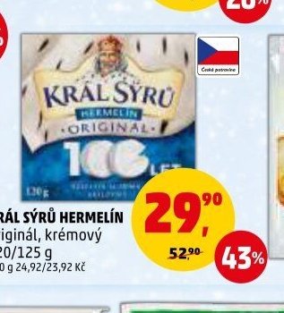 Král sýrů Hermelín