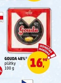 Gouda 48% plátky