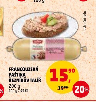 FRANCOUZSKÁ PAŠTIKA ŘEZNÍKŮV TALÍŘ