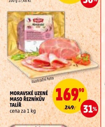 MORAVSKÉ UZENÉ MASO ŘEZNÍKŮV TALÍŘ